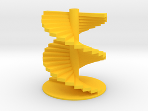 Leonardo Stairs in Yellow Processed Versatile Plastic
