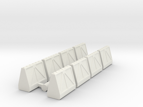 Cargo Pods 1 in White Natural Versatile Plastic