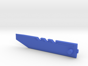 Razor Sword part 1 in Blue Processed Versatile Plastic