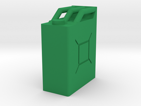 WWII Jerry Can 1:35 Scale in Green Processed Versatile Plastic