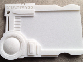 Multipass From Fifth Element #props in White Processed Versatile Plastic