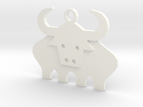Ox in White Processed Versatile Plastic