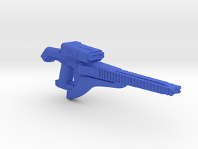 Plasma Beam Carbine  in Blue Processed Versatile Plastic
