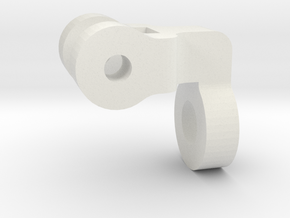 3/4" Scale Nathan Whistle Handle Support in White Natural Versatile Plastic