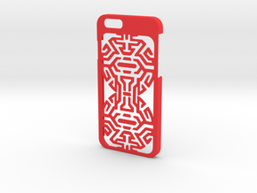 iPhone 6 case with goth Tribal in Red Processed Versatile Plastic