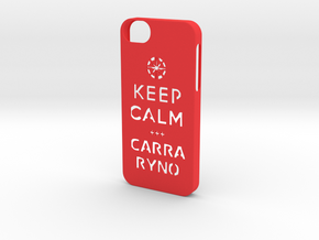 Iphone5 Keep Calm in Red Processed Versatile Plastic