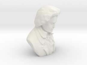 Ludwig Van Beethoven in White Natural Versatile Plastic
