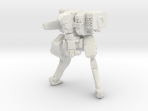 Neugen Battle Walker with autocannon and rocket po in White Natural Versatile Plastic