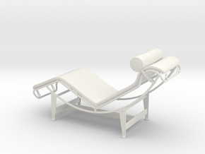 Chair scale 1:20 metric in White Natural Versatile Plastic