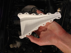 NACA Duct for first generation Miata (NA) in White Natural Versatile Plastic