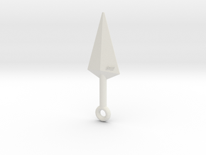 Ninja Kunai in White Natural Versatile Plastic