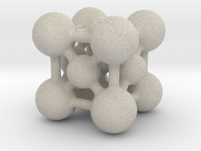 Perovskite (ABO3) Crystal Structure (5cm) in Natural Sandstone