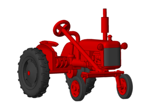 1/87 Scale 1950 Potato Tractor in Tan Fine Detail Plastic