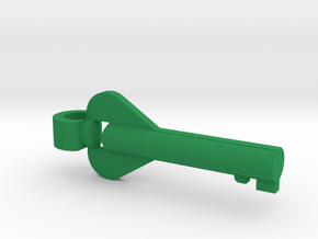 Heart Key Pendant in Green Processed Versatile Plastic