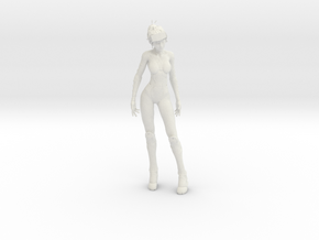 Cybergirl Kasumi in White Natural Versatile Plastic
