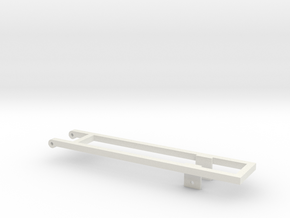 Single 18' Bed frame in White Natural Versatile Plastic