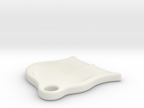 Seat Scoop in White Natural Versatile Plastic
