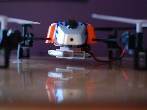 Drone 1200mAh Battery Holder in White Natural Versatile Plastic