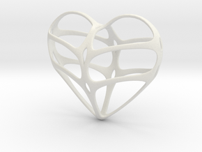 heart jewelry in White Natural Versatile Plastic