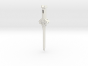Mega bloks Power Sword  in White Natural Versatile Plastic