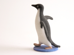 Socially Awkward Penguin in Full Color Sandstone