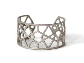 Egyptian Cuff Bracelet in Polished Nickel Steel