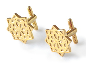 Alhambra Nazari Arab Cufflinks in 18K Gold Plated
