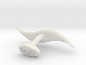 Trophy 200mm (8in) in White Natural Versatile Plastic