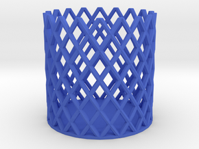 Pen Stand in Blue Processed Versatile Plastic