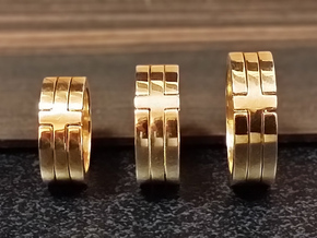 (USA) 8 Void Cross  - Multiple Sizes in Polished Brass