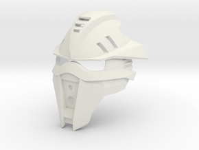 Kanohi Himata - Mask of Weight Increase (Bionicle) in White Natural Versatile Plastic