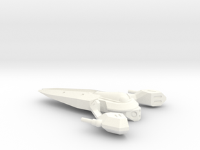 Aurek Strike Fighter in White Processed Versatile Plastic