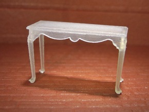 1:48 Queen Anne Console Table in Tan Fine Detail Plastic