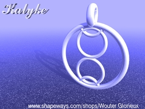 Kalyke pendant in Polished Silver