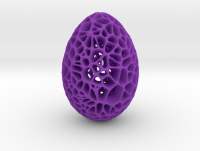 Lava Easter Egg in Purple Processed Versatile Plastic