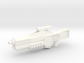 Cybetronian Phaser in White Processed Versatile Plastic