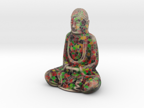 Textured Buddha: fiesta inlay. in Full Color Sandstone