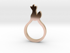 BEAU Ring in 14k Rose Gold Plated Brass