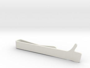 "Like" Fashion Tie Clip in White Natural Versatile Plastic