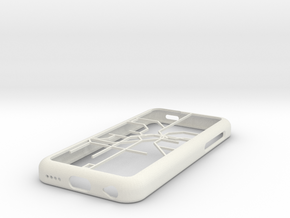 LA Metro Rail map iPhone 5c case in White Natural Versatile Plastic