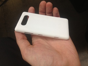 NOKIA Lumia820 shell no buttons in White Natural Versatile Plastic