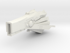 LoGH Imperial Fast Battleship 1:3000 (Part 2/2) in White Natural Versatile Plastic