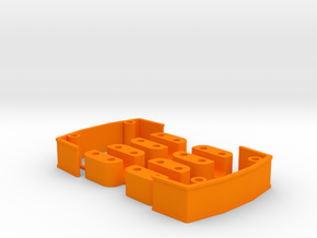 ZMR250 Maxi Spacers set - 13mm in Orange Processed Versatile Plastic