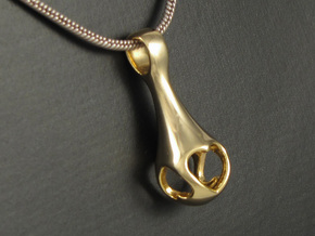 Hearts Droplet - Surrounded in 14k Gold Plated Brass