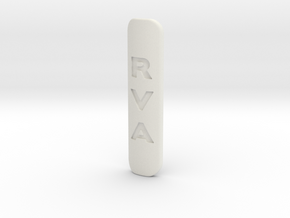 RVA GeoTag in White Natural Versatile Plastic