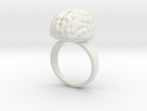 Intelligent Brain Ring in White Natural Versatile Plastic