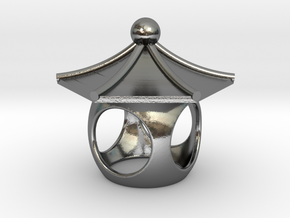 Spirit House - Curious in Polished Silver
