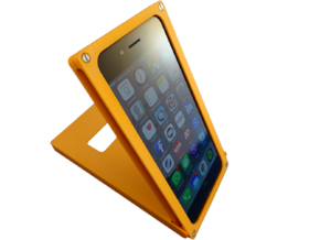 iPhone Flick Cover in Orange Processed Versatile Plastic