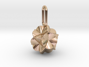 Pendant-c-6-5-10-45 in 14k Rose Gold Plated Brass