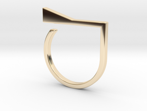 Adjustable ring. Basic model 8. in 14K Yellow Gold